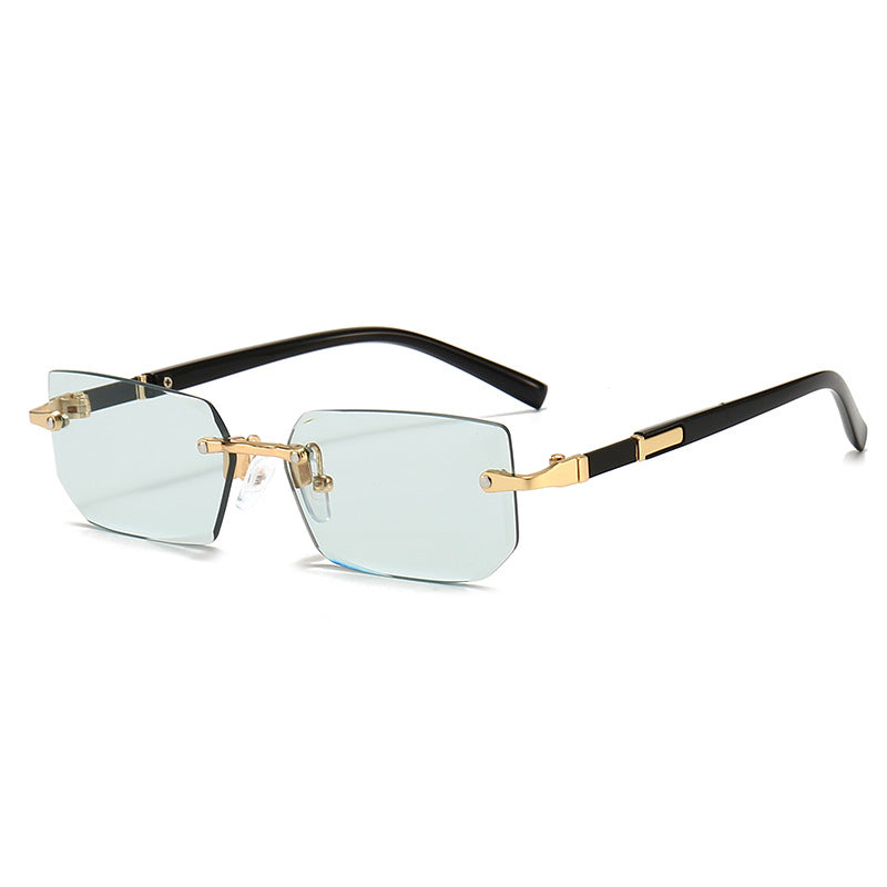 Wholesale Frameless Jelly Colored PC Sunglasses